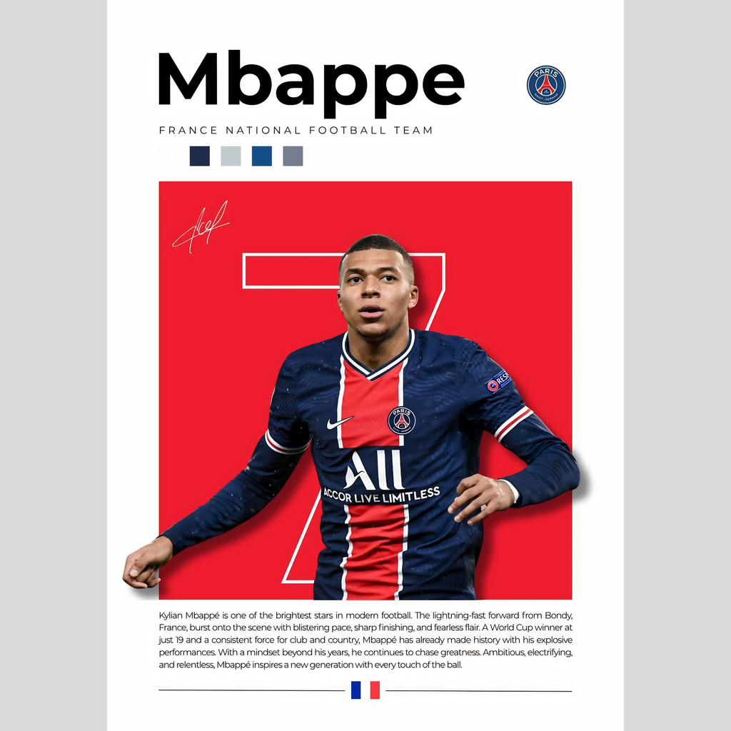Football Legends Poster Combo (Set of 5)